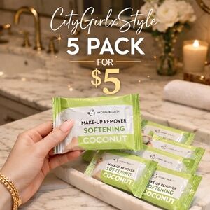 SUPPORT YOUR HOST✨️🙏5 PACK MAKEUP UP COCONUT OR CUCUMBER WIPES FOR $5.00